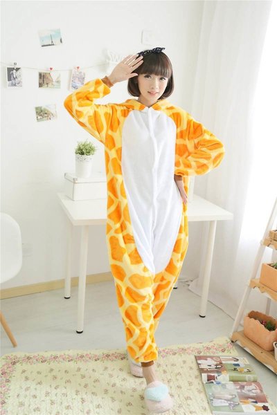 Пижама Кигуруми Жираф для взрослых и детей
