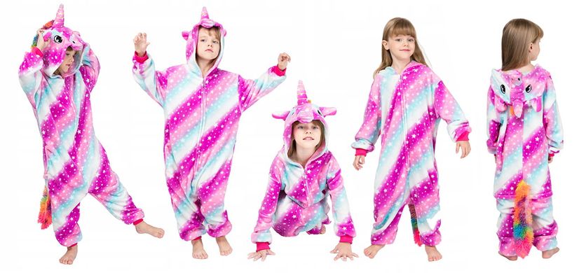 Пижама Кигуруми для детей Единорог галактика