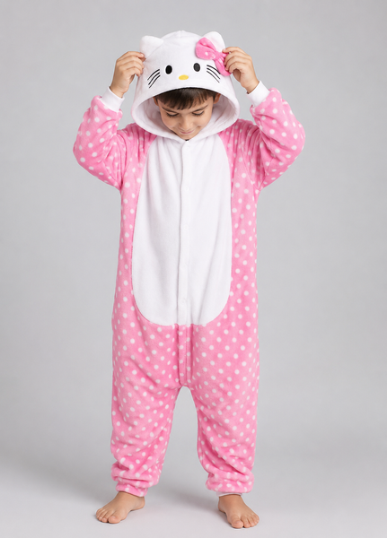 Кигуруми Hello Kitty в горошок