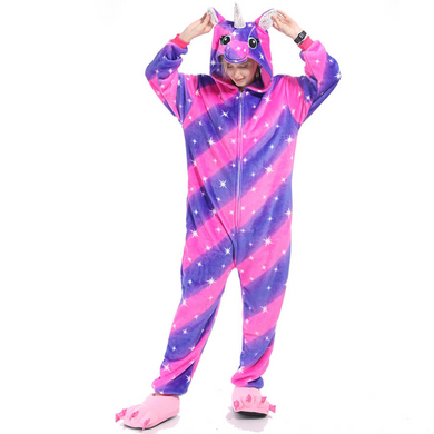 Пижама Кигуруми Единорог Магический для взрослых и детей