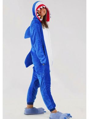 Пижама Кигуруми Акула для взрослых и детей