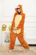 Пижама Кигуруми Тигр оранжевый для детей и взрослых
